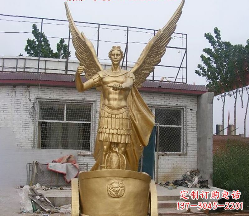 泉州阿波罗人物铜雕
