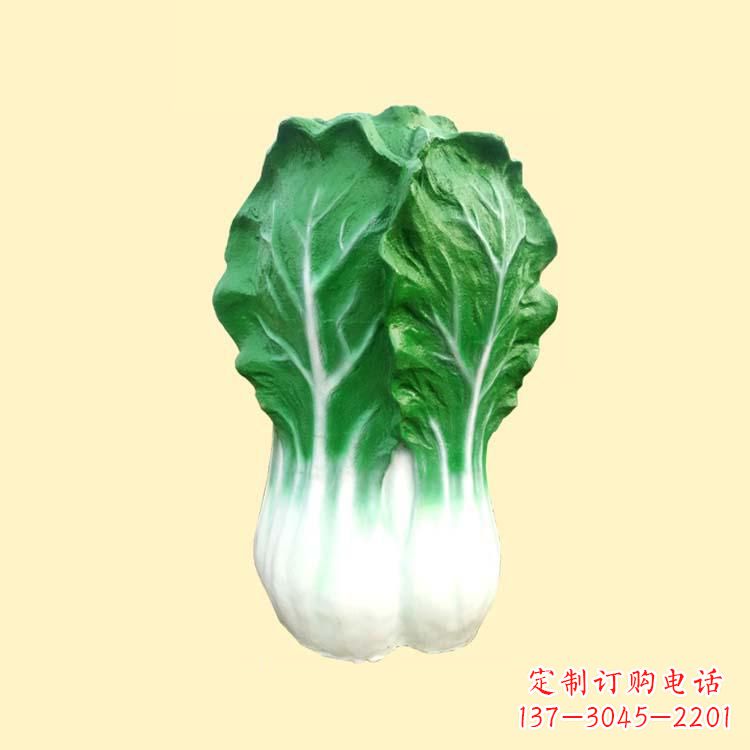 泉州白菜卡通雕塑