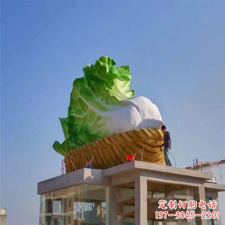 泉州大白菜 雕塑-玻璃钢大型植物景观