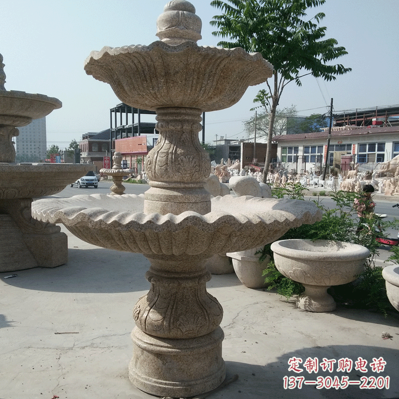 泉州砂岩雕塑喷泉