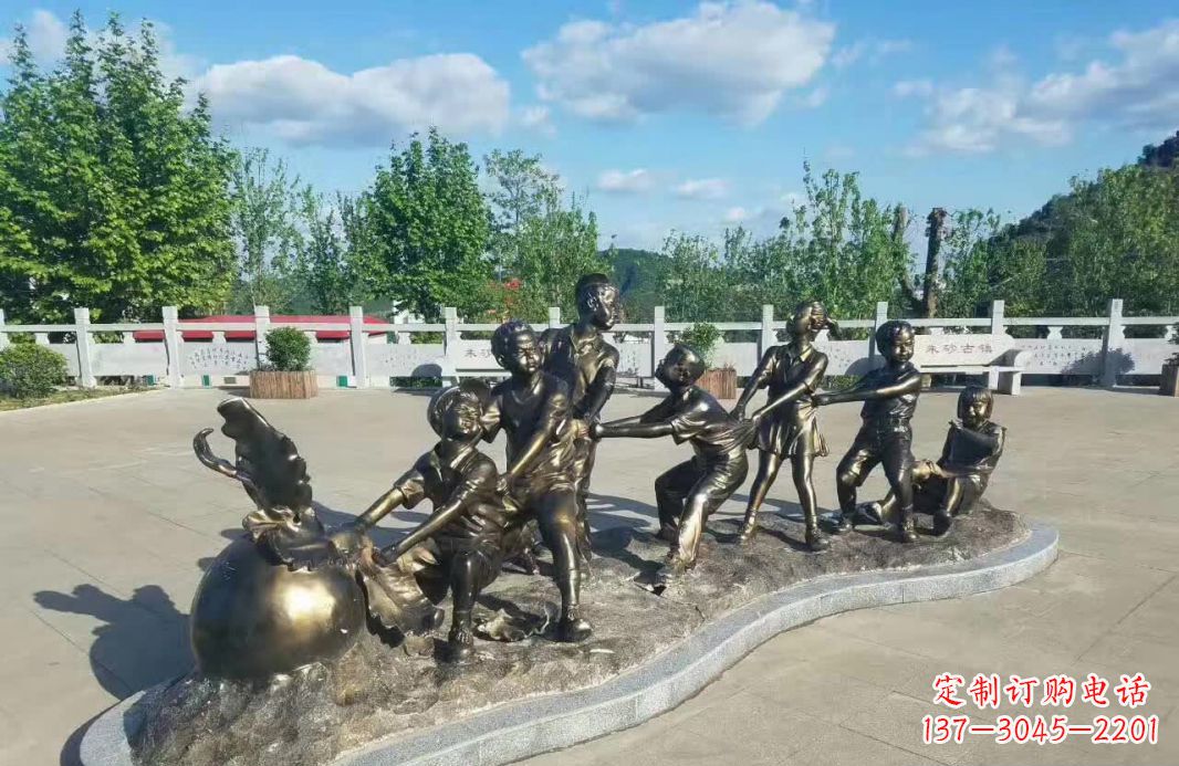 泉州萝卜精灵铜雕——精致的家居装饰