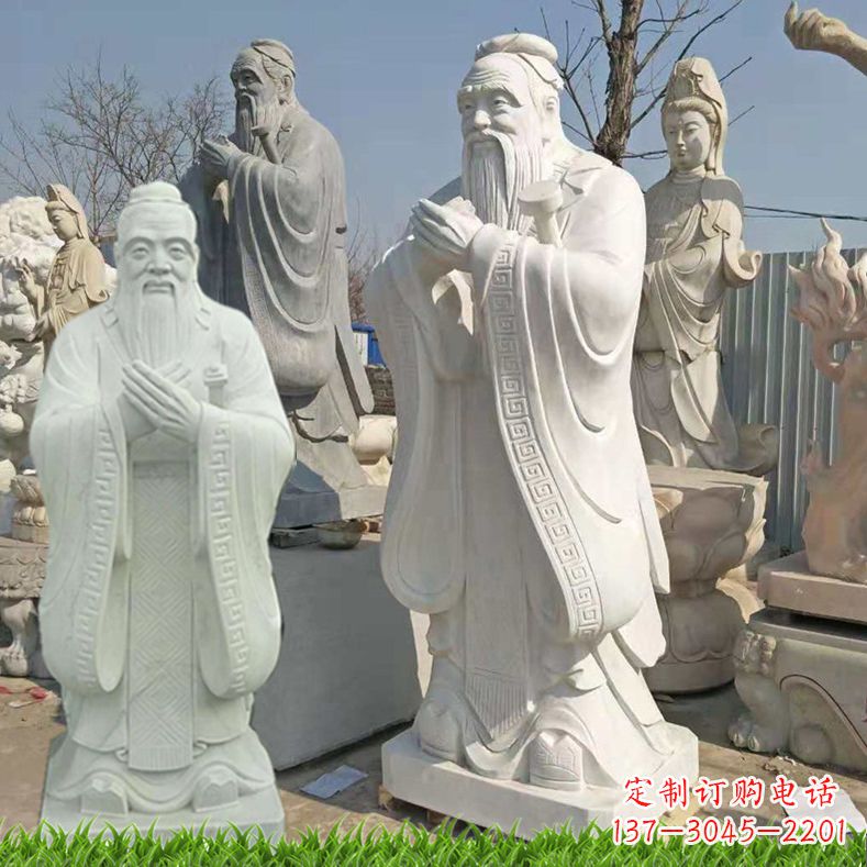 泉州白石雕孔子