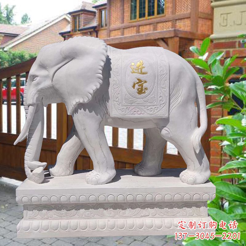 泉州白石雕大象