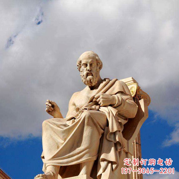 泉州柏拉图砂岩石雕景观-公园广场世界知名人物雕塑