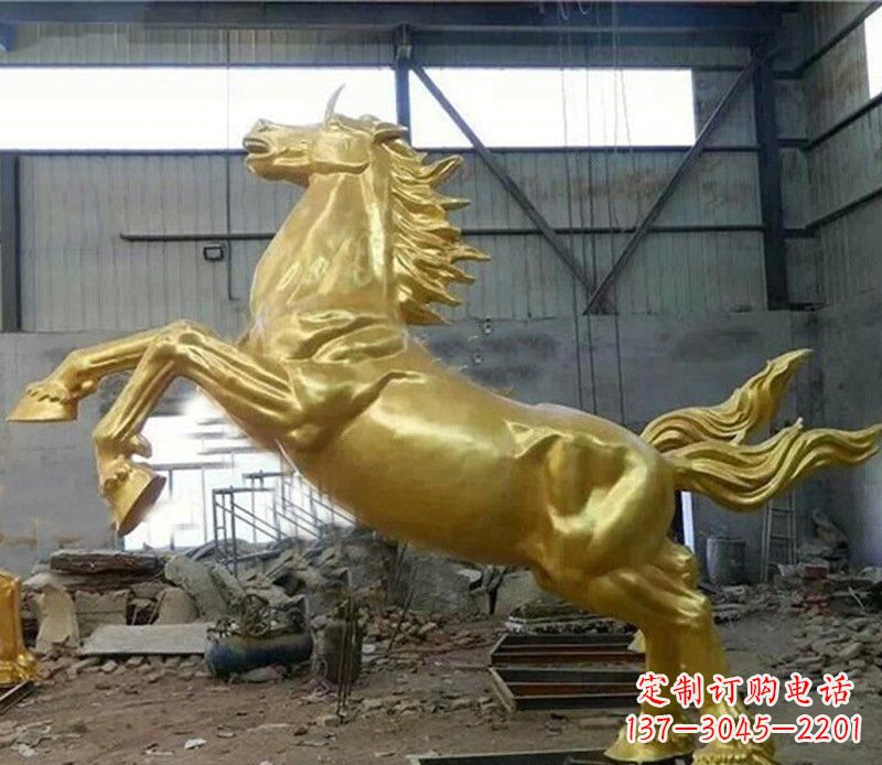 泉州精致马铜雕塑