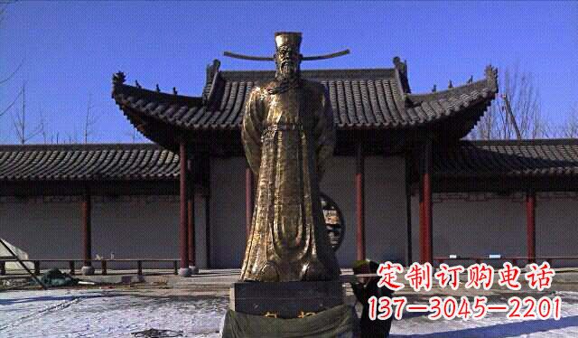 泉州包拯古代名人铜雕