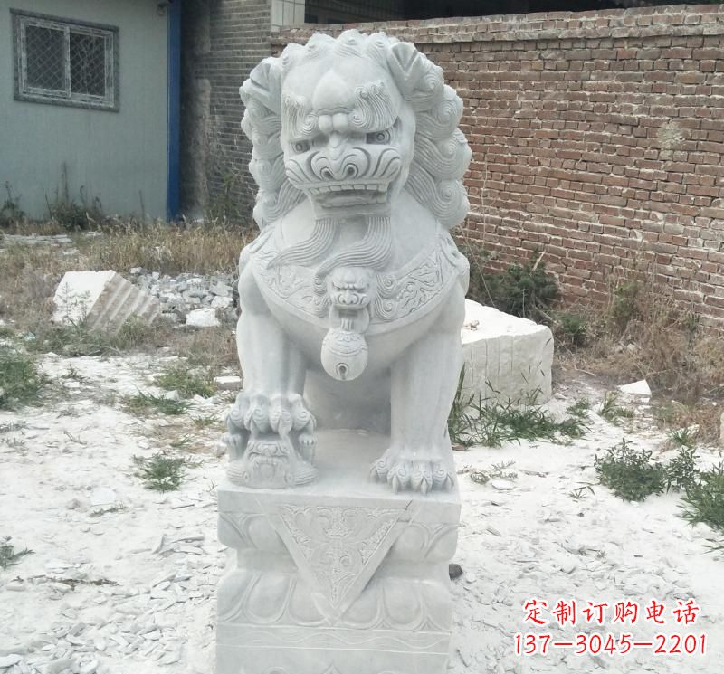 泉州北京看门狮子石雕