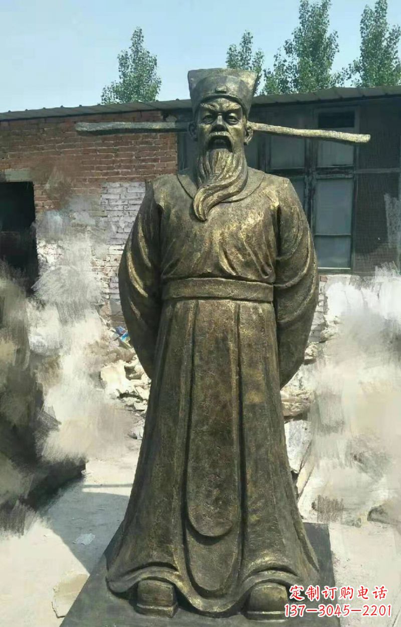 泉州北宋名臣包拯铜雕