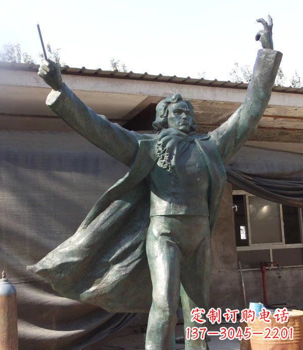 泉州贝多芬广场西方名人铜雕