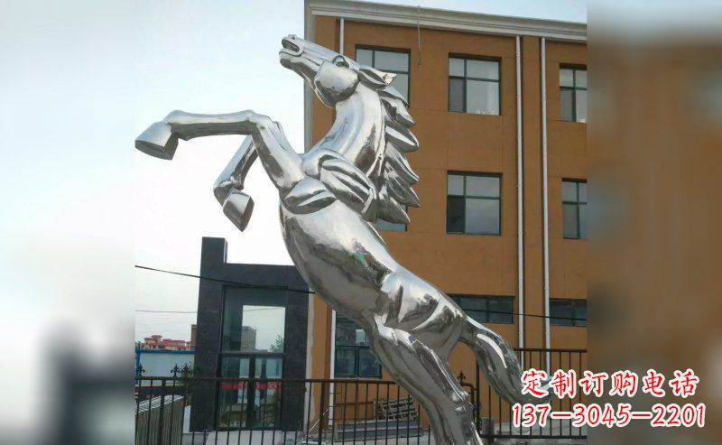 泉州奔马不锈钢雕塑
