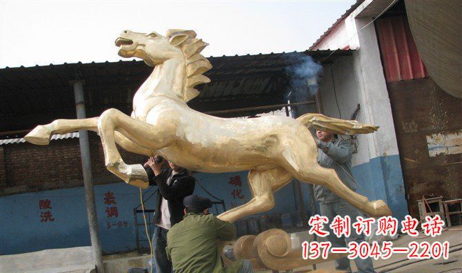 泉州奔马铸铜马铜雕