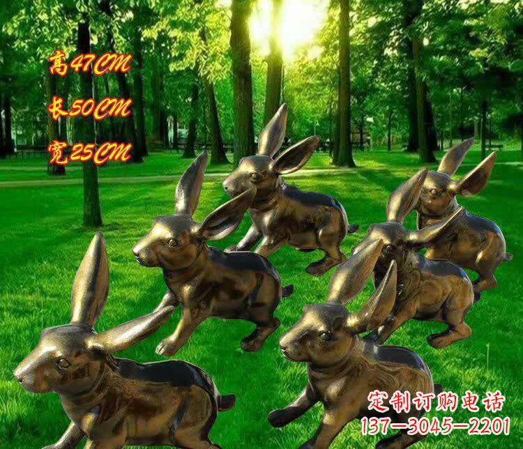 泉州兔子雕塑——激情活力的象征
