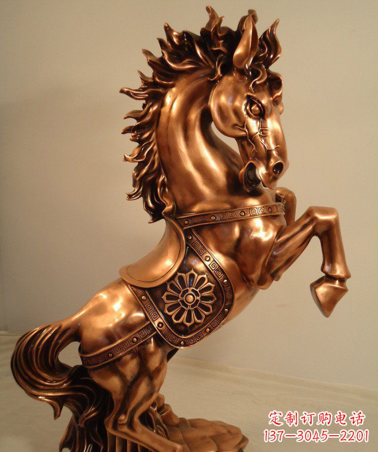 泉州精美的仿铜马雕塑