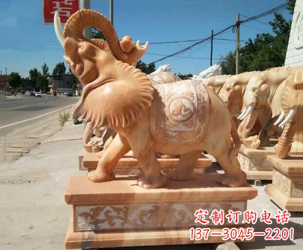 泉州大象石雕,给你美好的祝愿