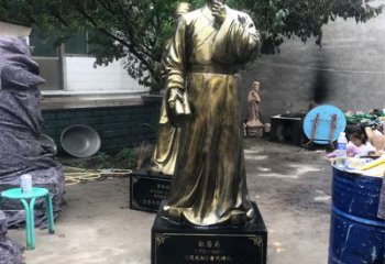 泉州白居易仿铜雕像经典中国古代诗人的艺术再现