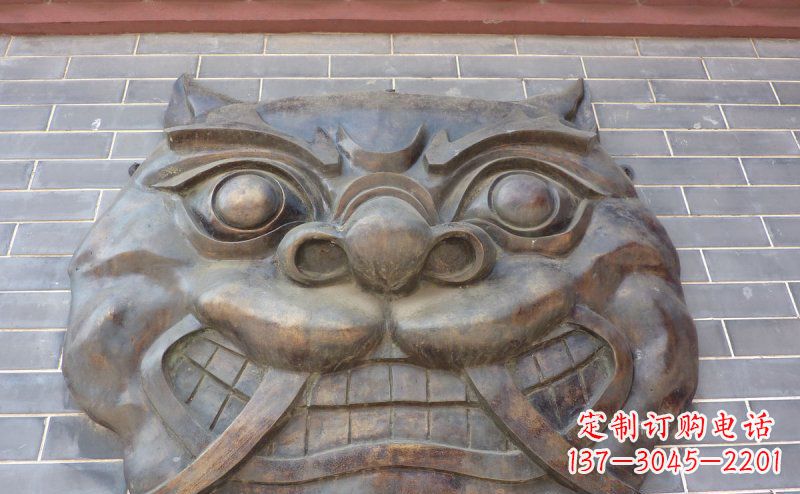 泉州狴犴古代神兽铜浮雕