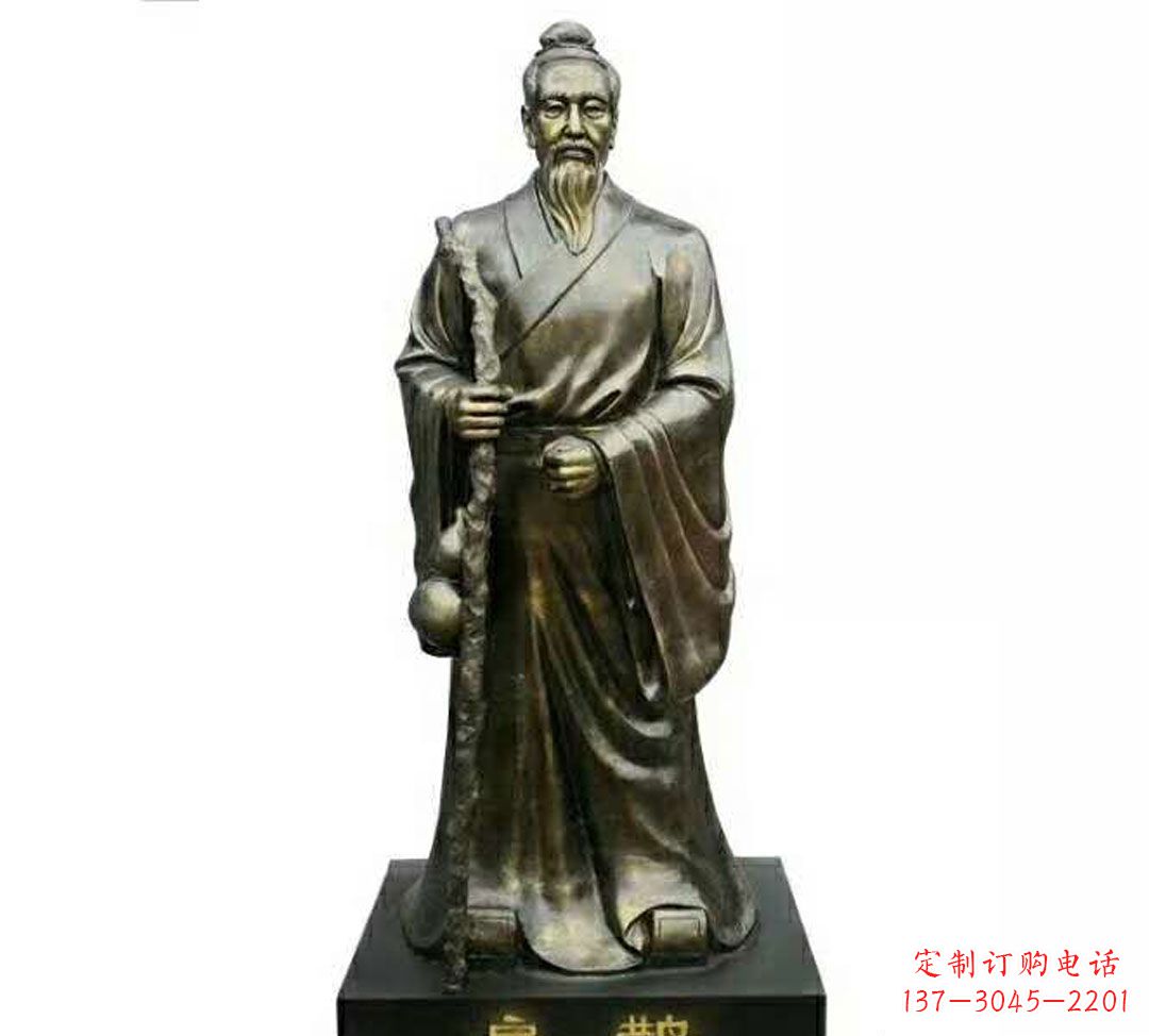 泉州扁鹊神医铜雕