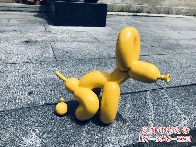 泉州新颖创意的气球狗雕塑