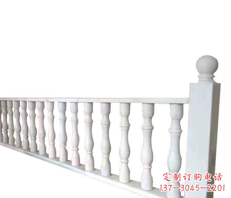 泉州别墅汉白玉栏杆景观石雕