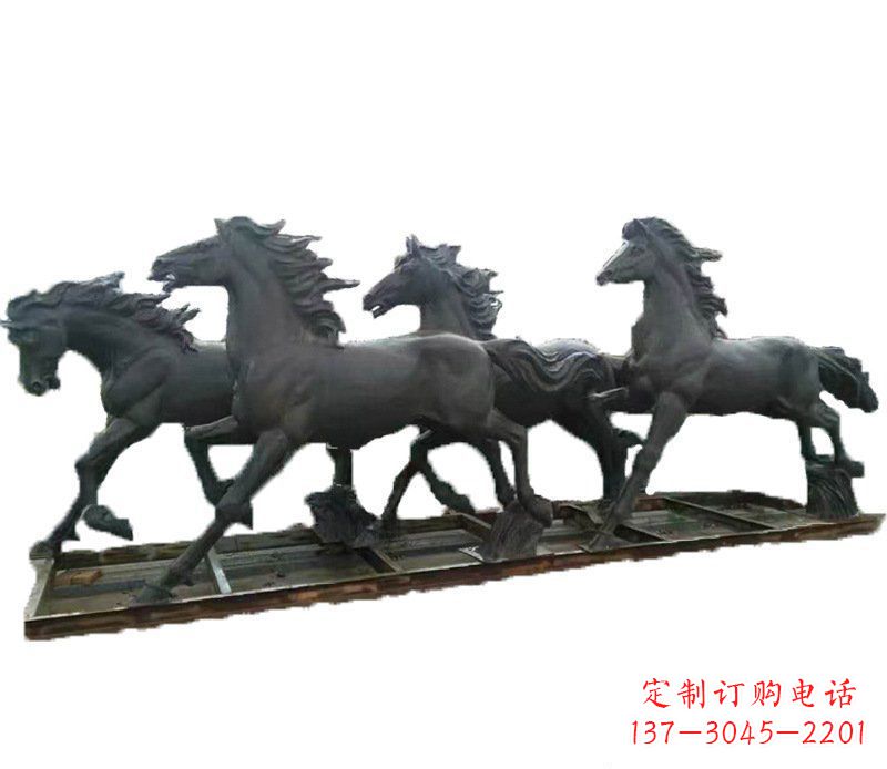 泉州铜质动物雕塑,为别墅景观增添美感