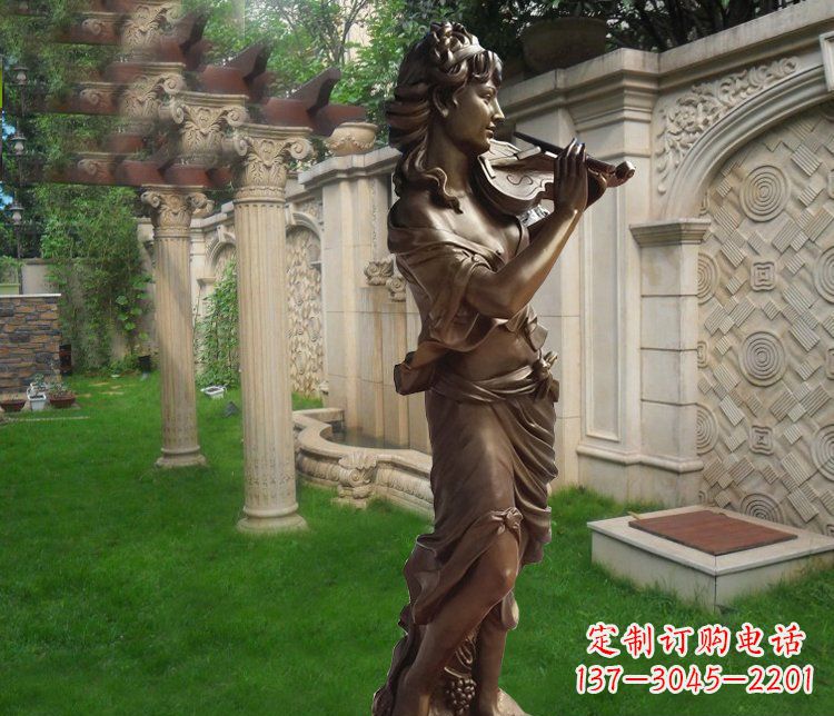 泉州玻璃钢女人雕塑
