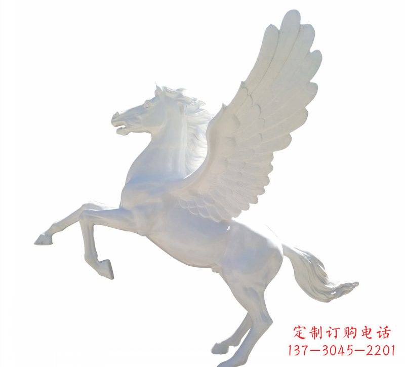 泉州新款玻璃钢飞马摆件
