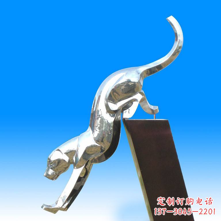 泉州豹玻璃——玻璃钢豹子雕塑