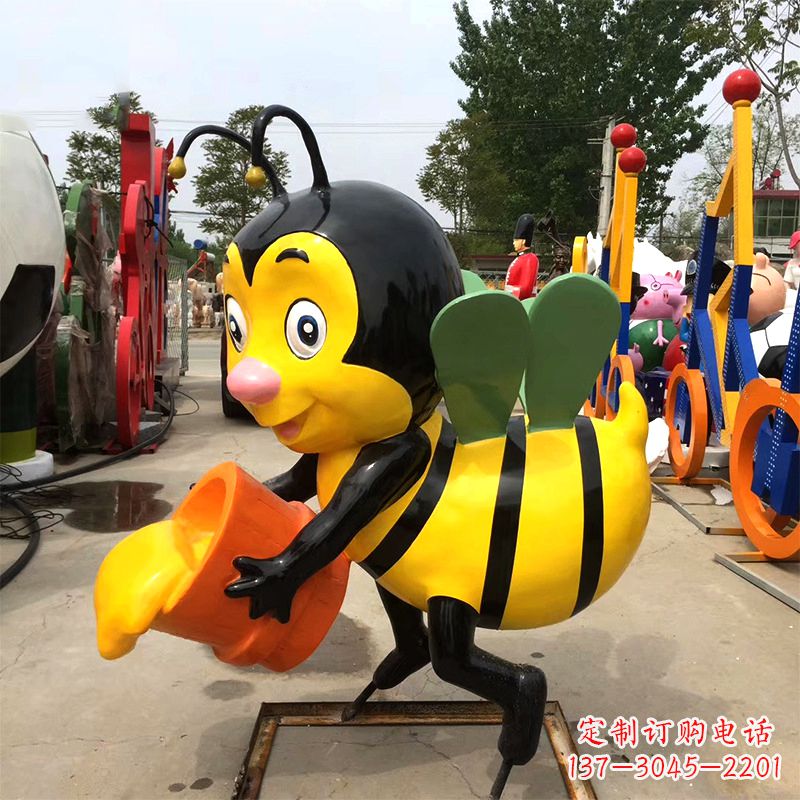 泉州玻璃钢蜜蜂雕塑