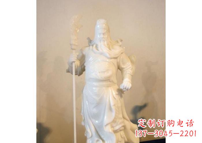 泉州关公雕塑玻璃钢制作的精美杰作