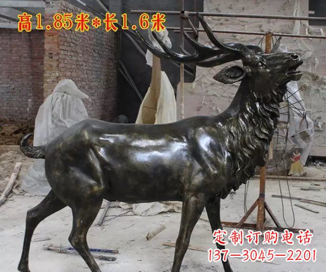泉州玻璃钢仿铜动物雕塑精美绝伦