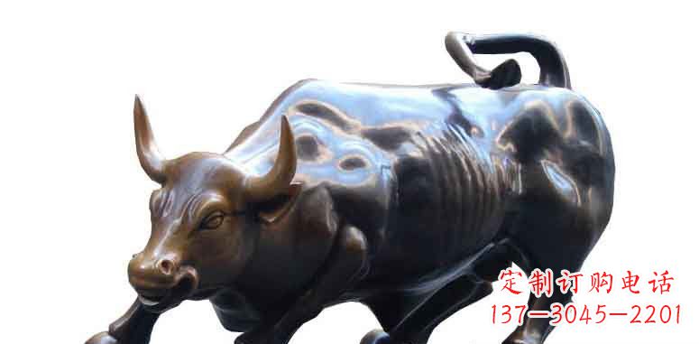 泉州玻璃钢仿铜牛公园动物雕塑雕刻艺术的精美绝伦