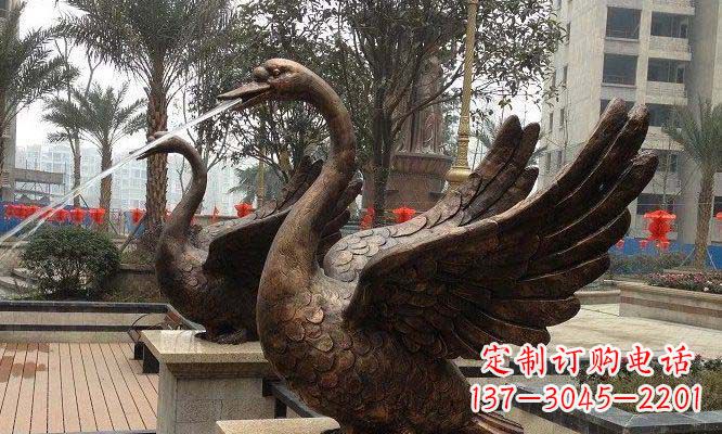 泉州天鹅雕塑美丽的视觉盛宴