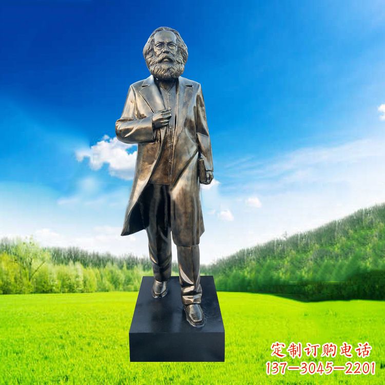 泉州玻璃钢马克思塑像伟人的永恒记忆