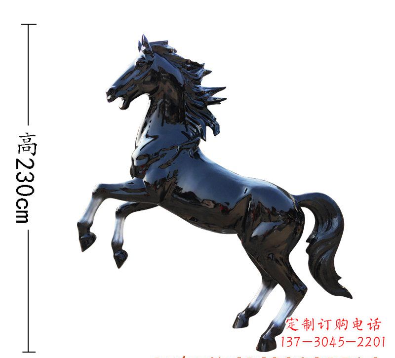 泉州玻璃钢马雕塑精美外形、经久耐用