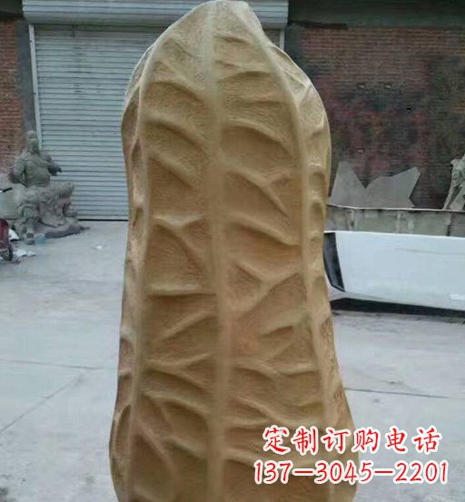 泉州玻璃钢精美花生雕塑