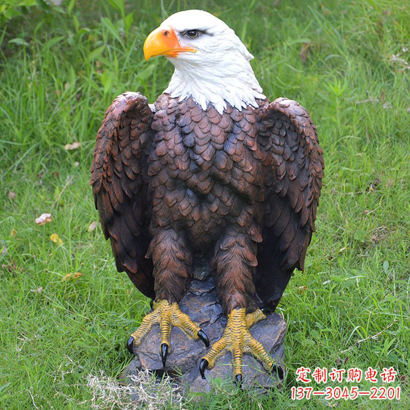 泉州玻璃钢仿真老鹰雕塑
