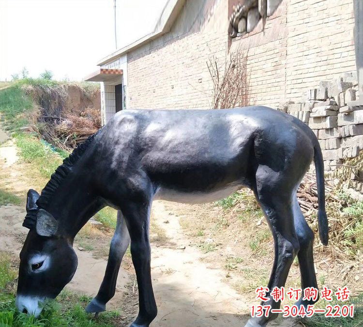 泉州玻璃钢雕刻毛驴,传承传统文化