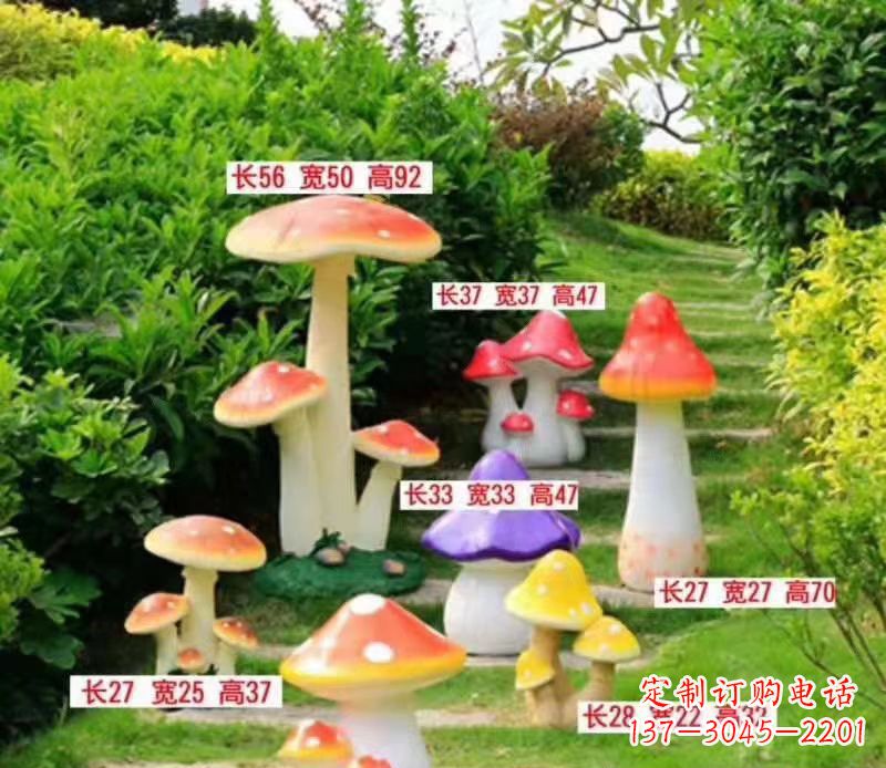 泉州玻璃钢蘑菇雕塑——描绘美丽景色