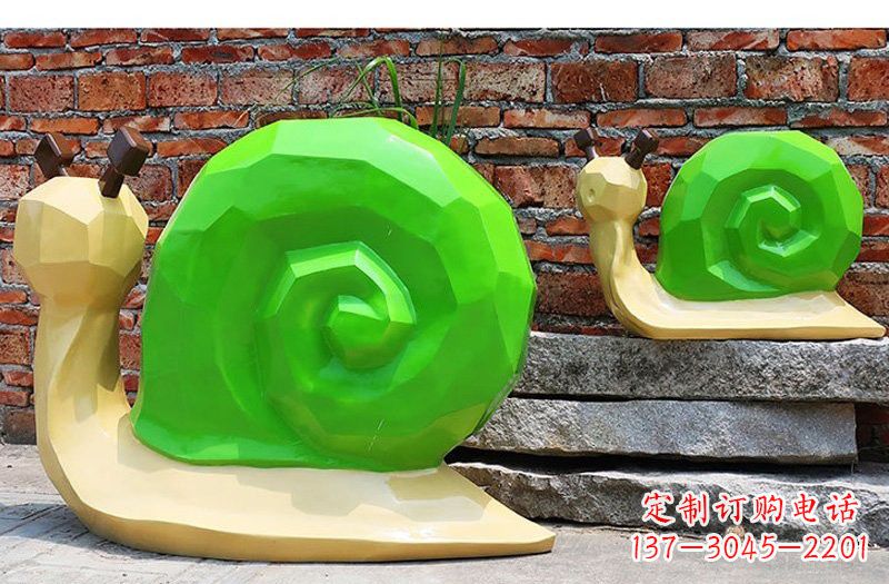 泉州玻璃钢蜗牛雕塑——浪漫又充满灵感