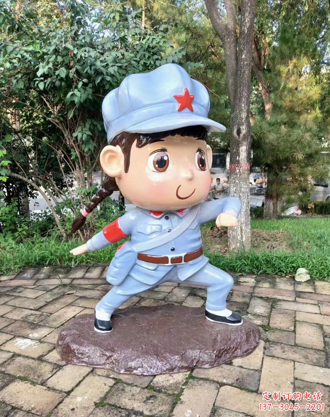 泉州红军雕塑永记革命英雄