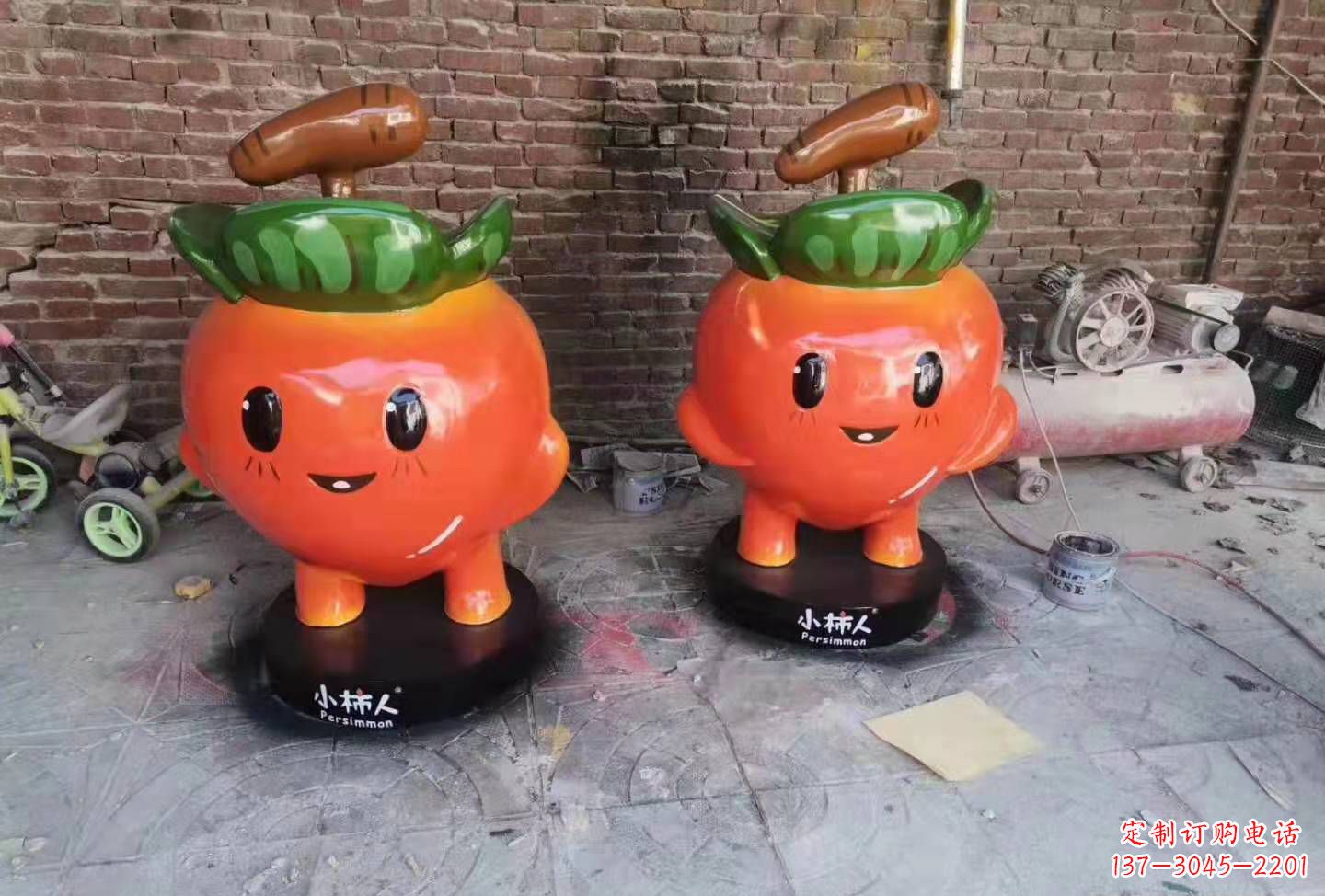 泉州精致玻璃钢卡通蔬菜雕塑