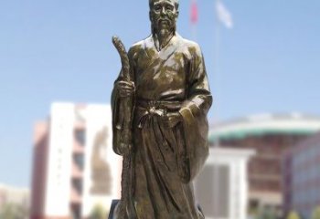 泉州玻璃钢仿铜扁鹊雕塑