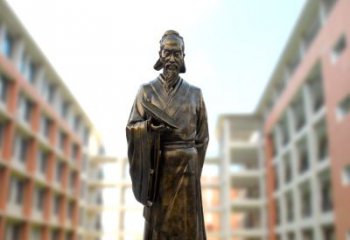 泉州祖冲之雕像——传承校园历史的象征