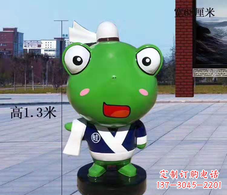 泉州玻璃钢卡通小青蛙——景观雕塑的新灵感