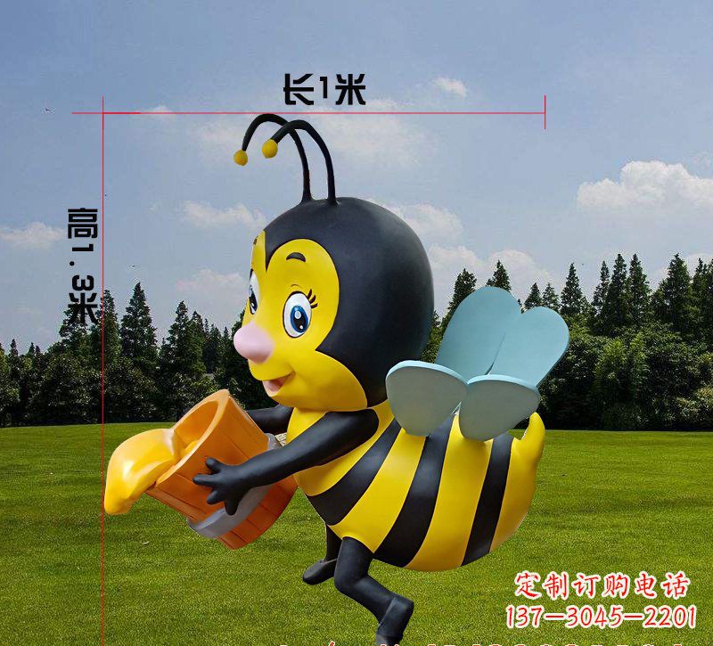 泉州玻璃钢蜜蜂雕塑