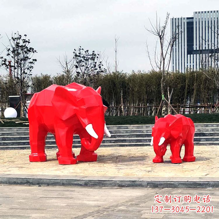 泉州玻璃钢大象雕塑艺术之美