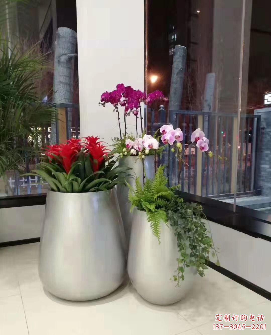 泉州玻璃钢花盆雕塑艺术之美