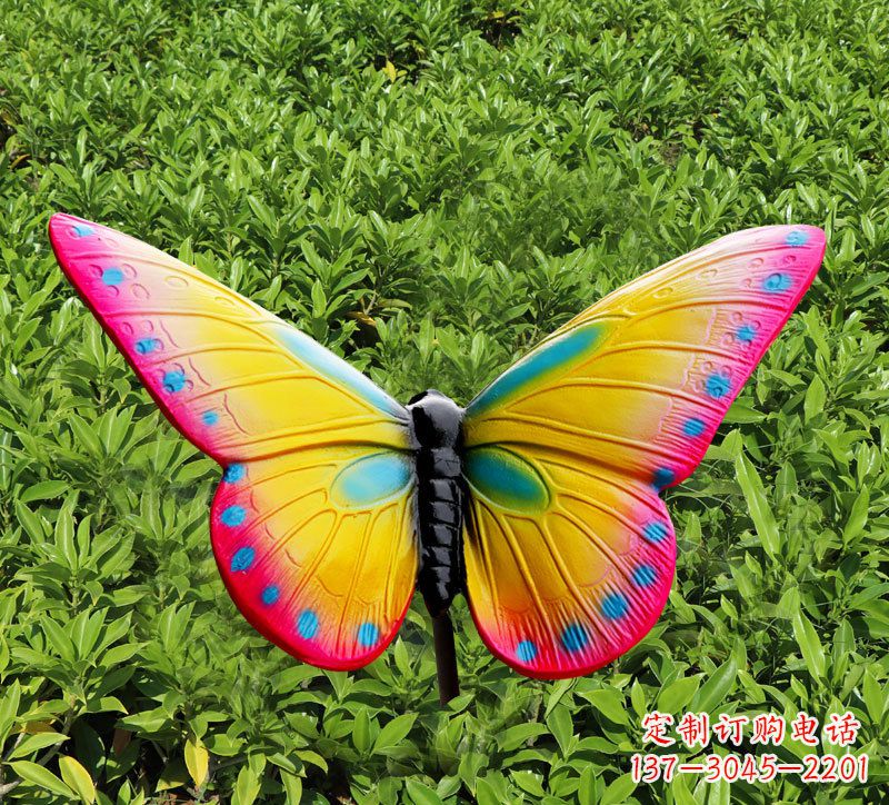 泉州玻璃钢树脂仿真蝴蝶雕塑