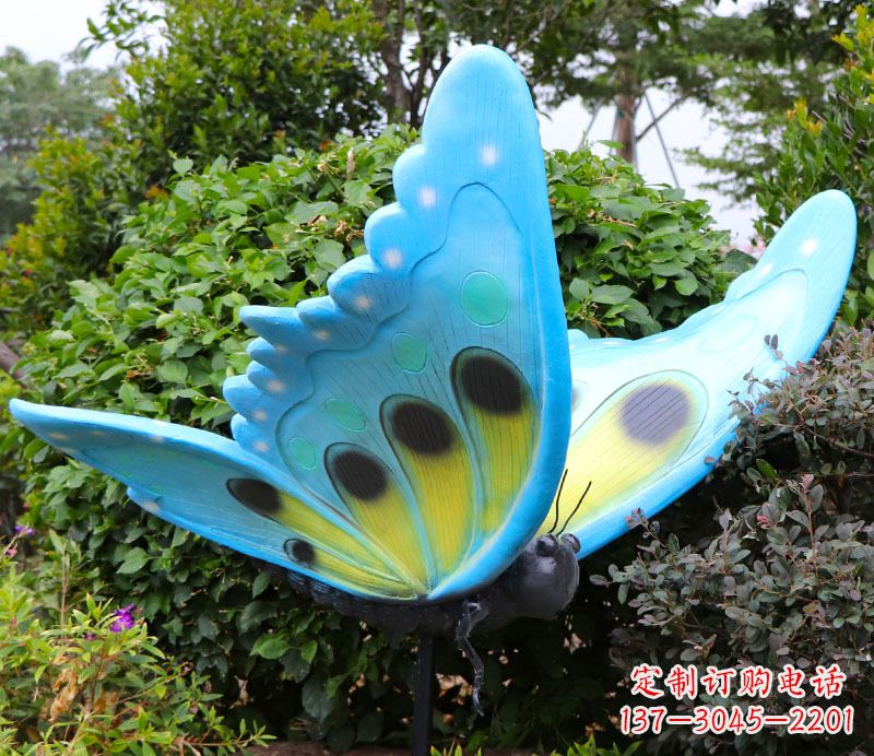 泉州玻璃钢树脂仿真蝴蝶雕塑