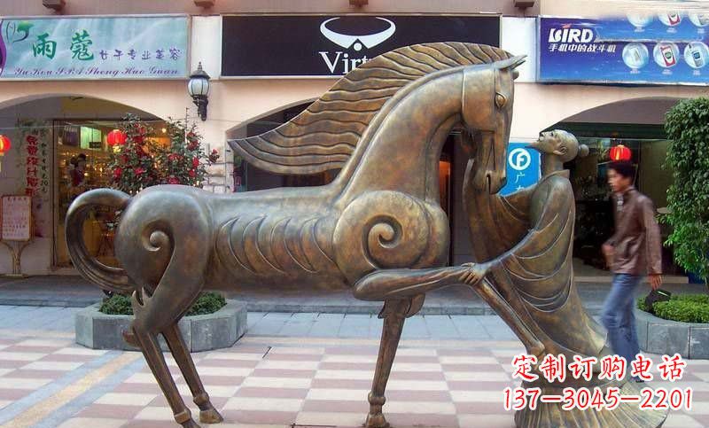 泉州传承着传奇马雕塑